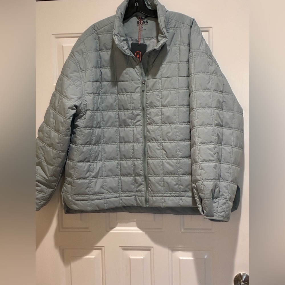 Bass outdoor quilted blue/green Quilted Jacket